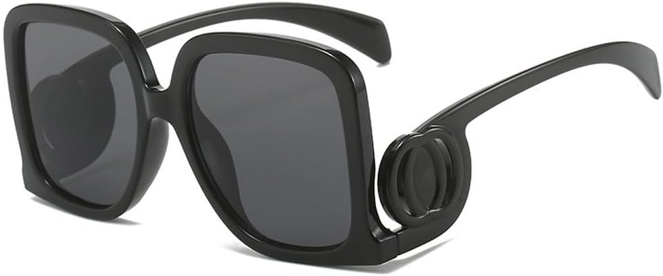 

Модные солнцезащитные очки с градиентным переходом цвета, увеличенного размера, для женщин, уникальная оправа, винтажный тренд, повседневный шик, уличная мода HVTVTLA, C1