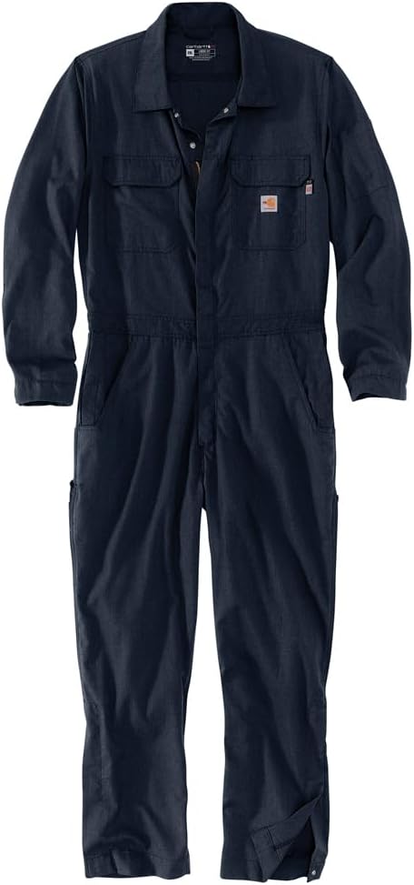 

Carhartt мужской огнестойкий Force Loose Fit легкий комбинезон, Navy