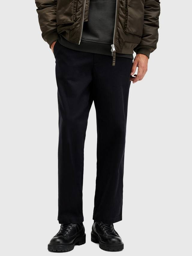 

Широкие брюки надзирателя AllSaints, цвет Koto Black