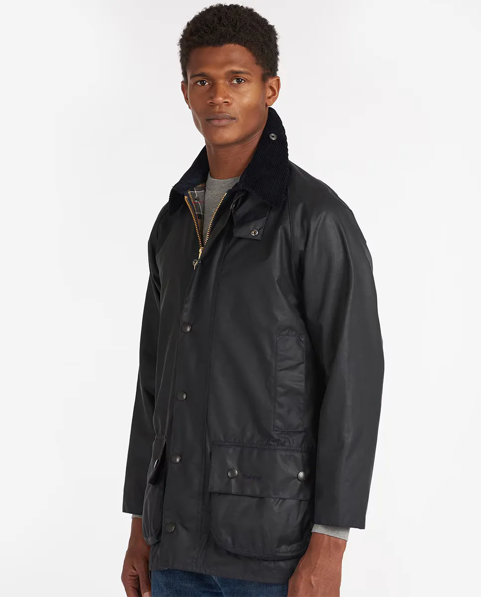 

Вощеное мужское пальто-куртка Barbour, темно-синий