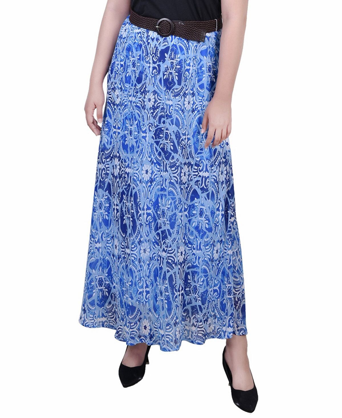 

Женская шифоновая юбка макси NY Collection