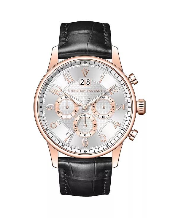 

Мужские часы Heritage с серебряным циферблатом - cv3946 Christian Van Sant, silver