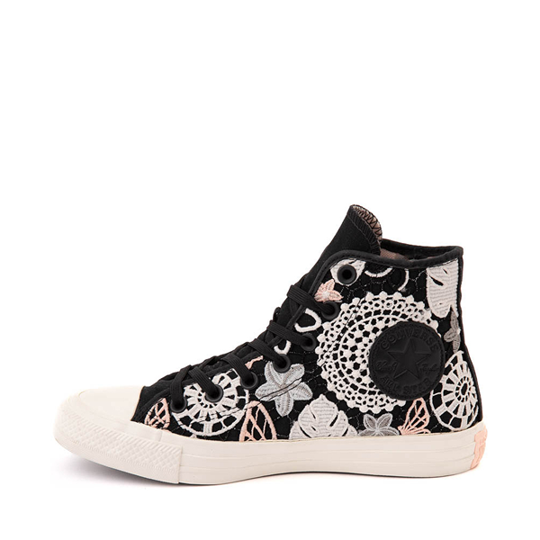 

Кроссовки Womens Converse Chuck Taylor All Star Hi Butterflies Sneaker, цвет Black/Soft Peach/Egret