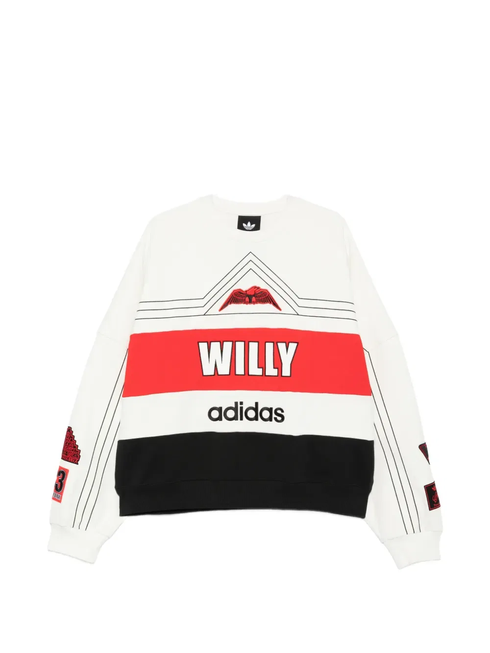 Толстовка BBall из коллаборации с Willy Chavarria Adidas, белый
