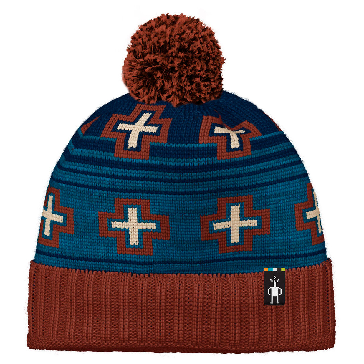 

Шапка Smartwool Fleece Lined Paths Beanie, цвет Deep Navy Paths Crossed