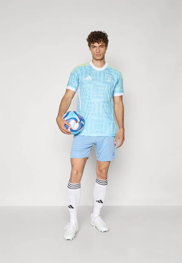 Ювентус, выездная форма, короткие шорты, клубная форма Adidas Performance, Ash Blue — фото 2