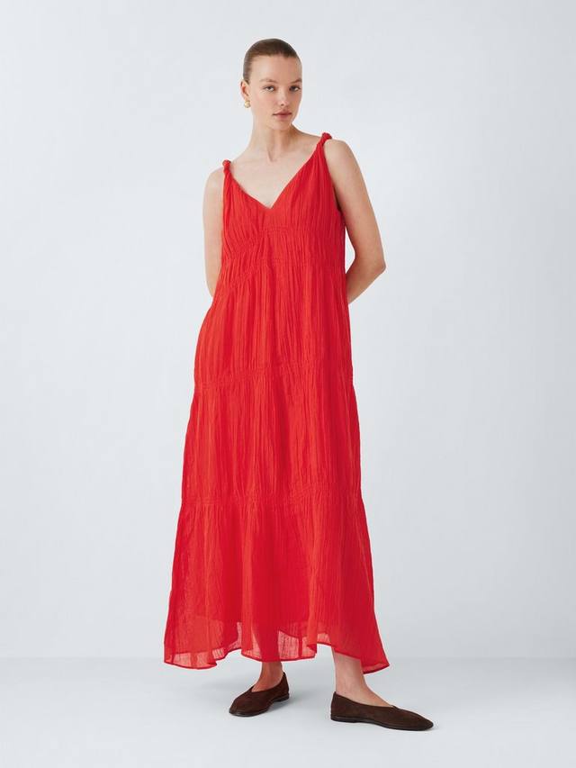 

Рами смарт-платье макси John Lewis, Red