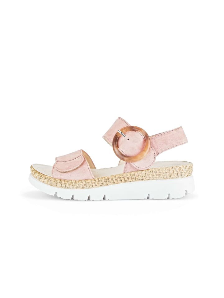 Классические босоножки Gabor Fashion Plateau Sandalen, розовый — фото 2
