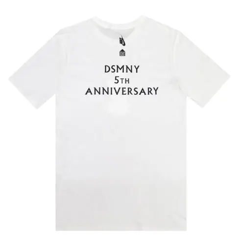 Футболка Nike x Dover Street Market New York 5 Year Anniversary T-shirt 'White', белый — фото 2