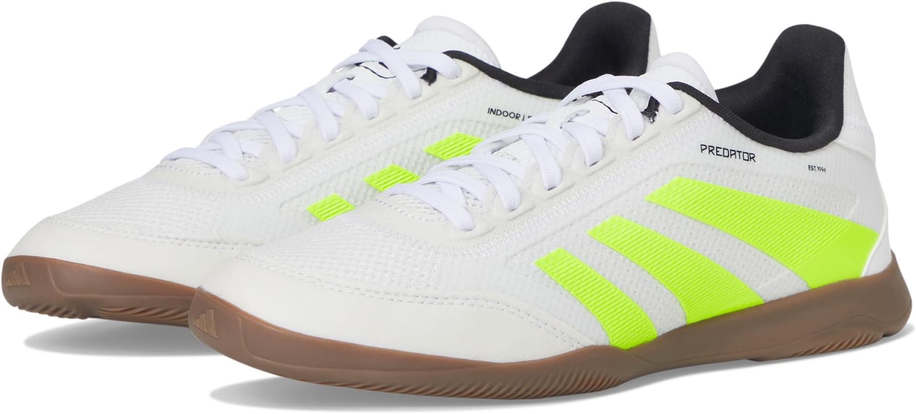 

Кроссовки adidas Kids League Predator Indoor Cleats, цвет White/Lucid Lemon/Black