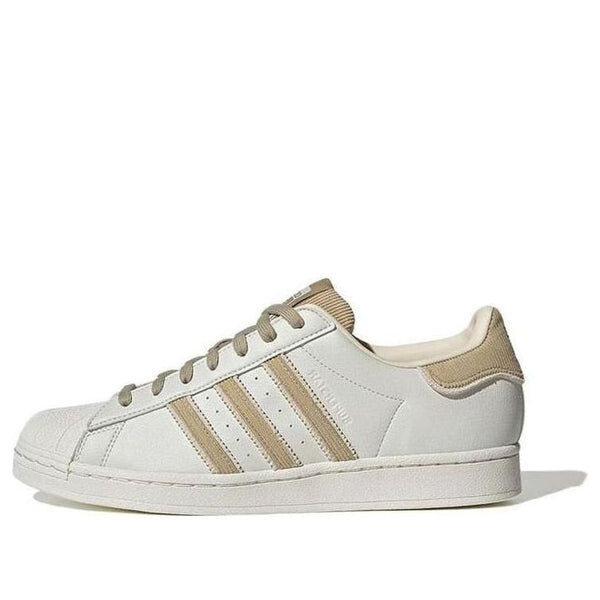 Кроссовки оригиналы суперзвезда Adidas, бежевый