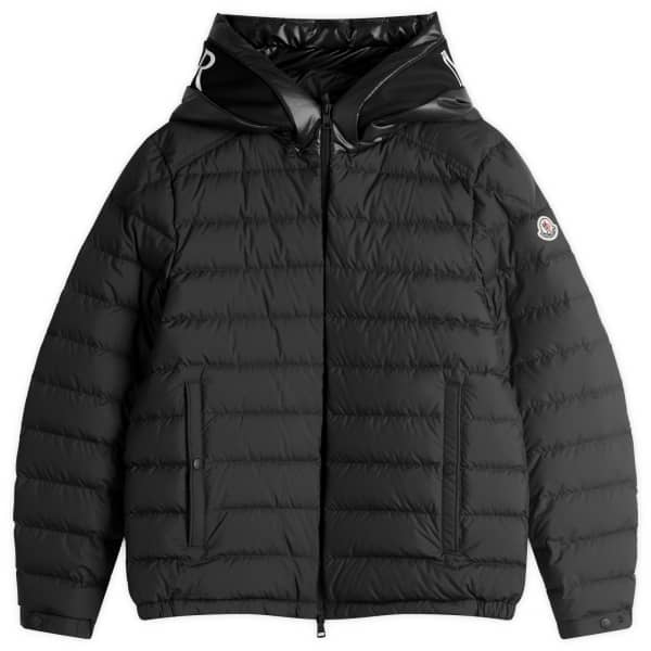 

Куртка из переработанного матового полиэстера шеври Moncler, черный