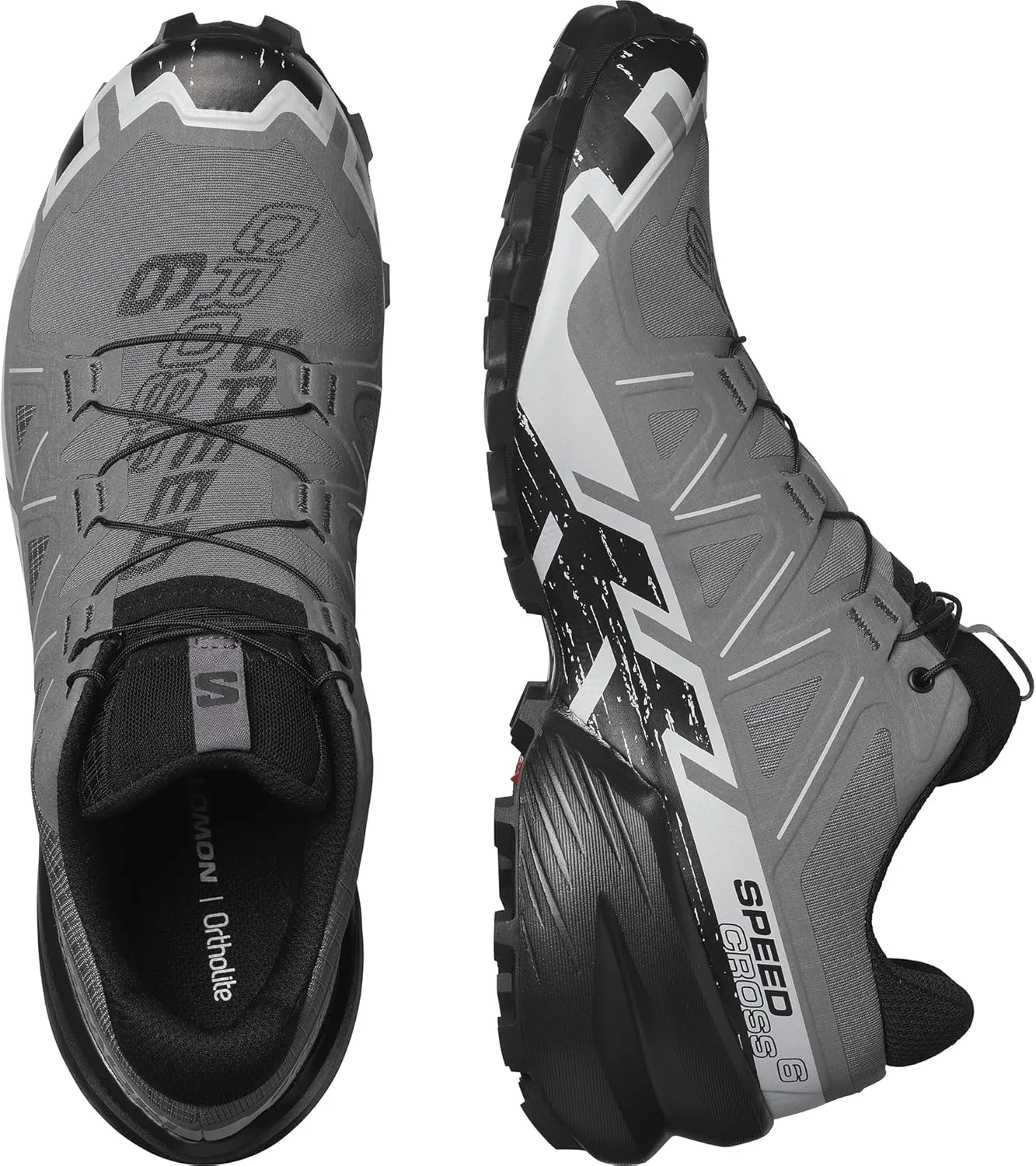 Мужские кроссовки Salomon Speedcross 6, черный/синий — фото 4