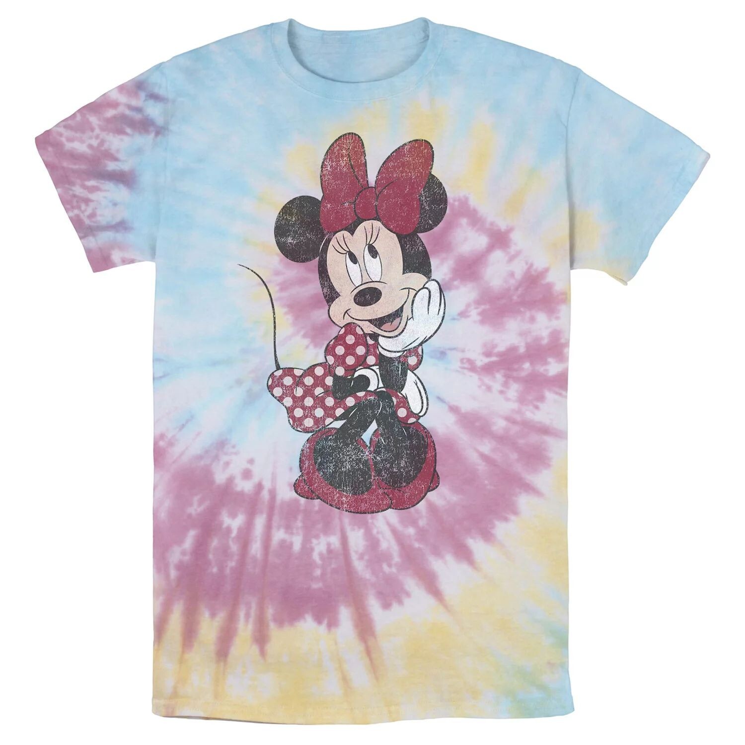 

Мужская футболка Disney Mickey and Friends Minnie Mouse Shy Vintage Bomabrd Wash Licensed Character