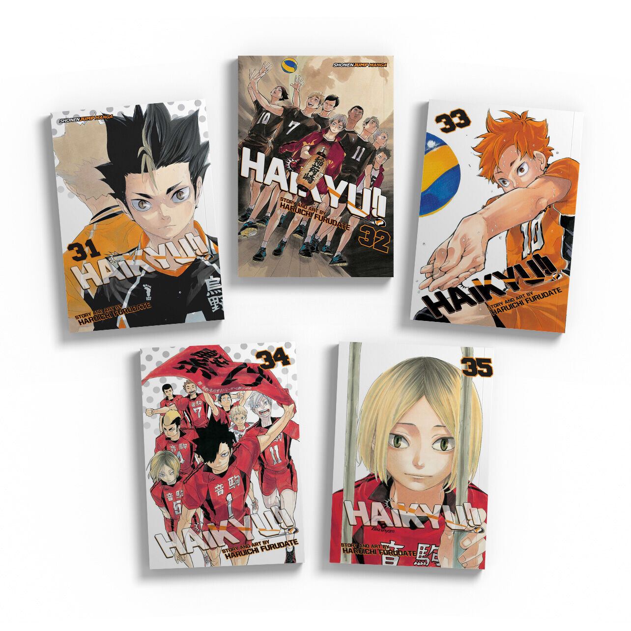 

Манга Haikyu!! Manga (31-35) Bundle