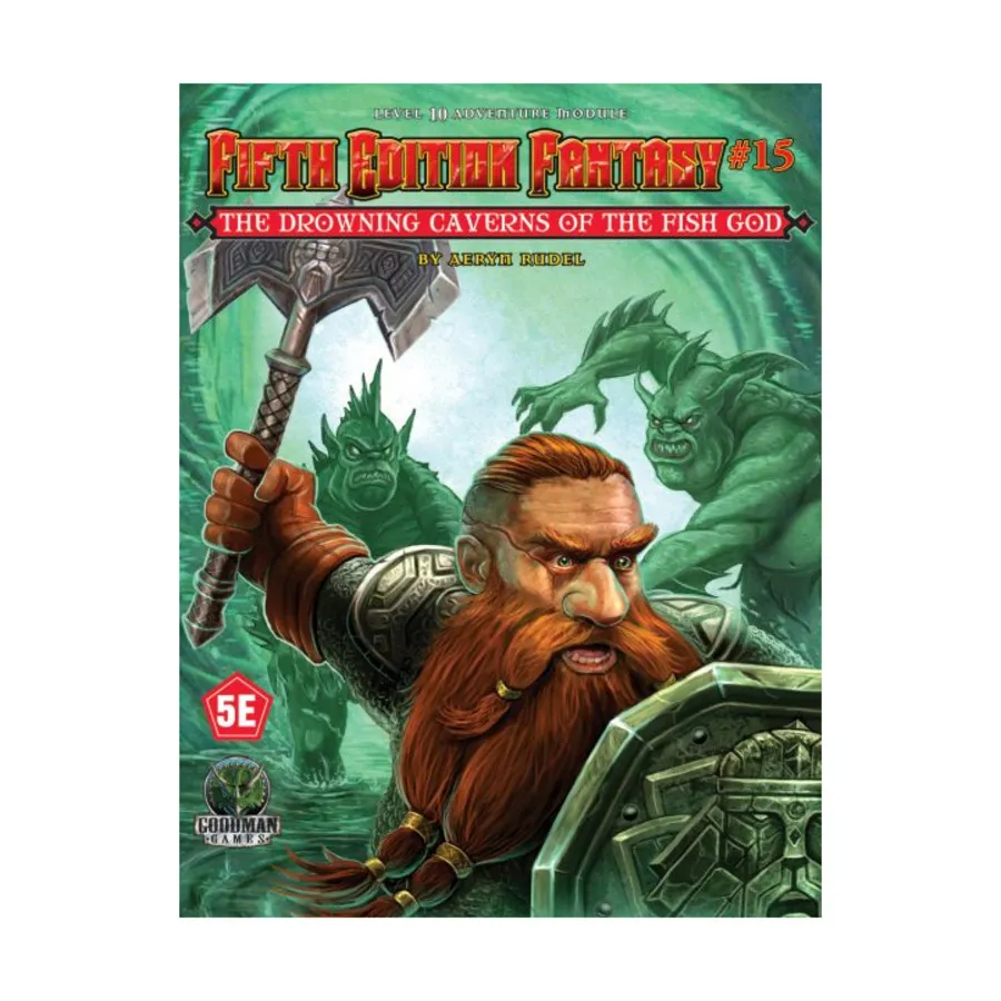 

Модуль Drowning Caverns of the Fish God, Fifth Edition Fantasy (Goodman Games)