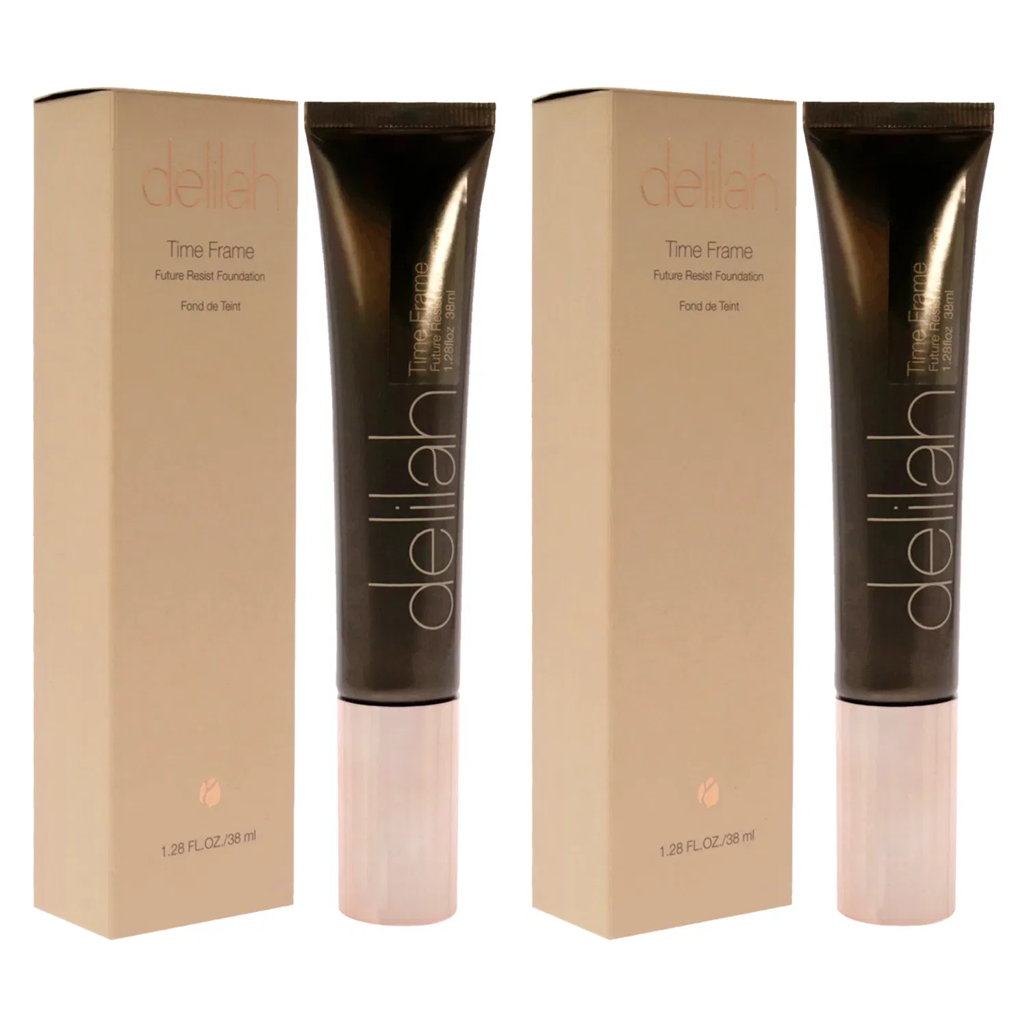 Тональный крем Future Resist SPF 20 - Nutmeg от Delilah для женщин - 37 г - упаковка из 2 штук, коричневый — фото 3