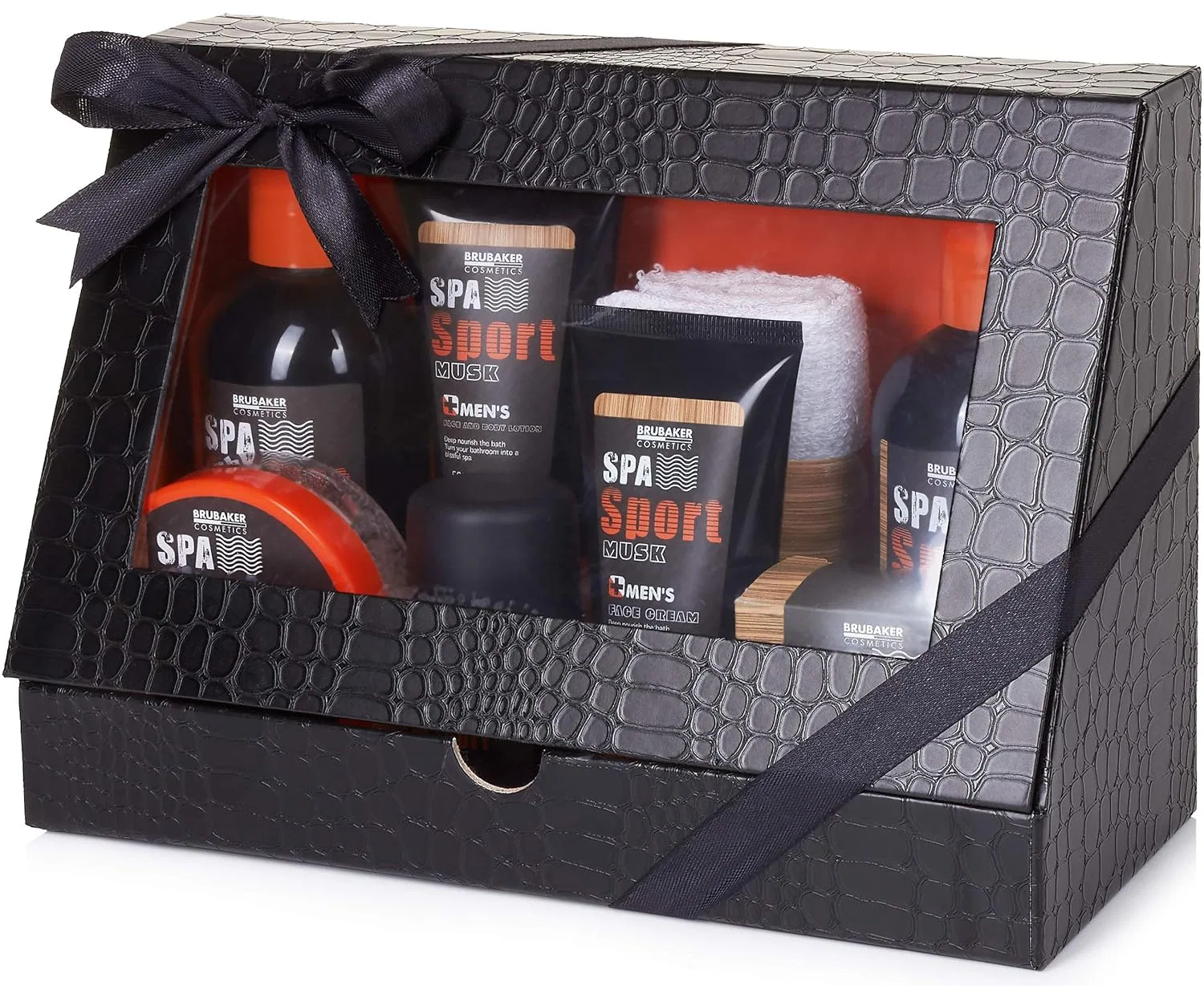 Набор мужской косметики BRUBAKER Cosmetics Spa Sport Musk, 8 предметов Brubaker