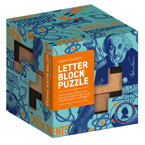 

Пазлы Albert Einstein’S Wood Letter Block Puzzle Cube