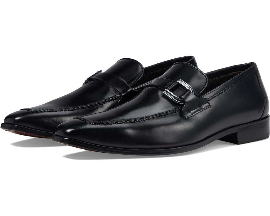 

Лоферы Massimo Matteo Slip-On with Buckle, черный