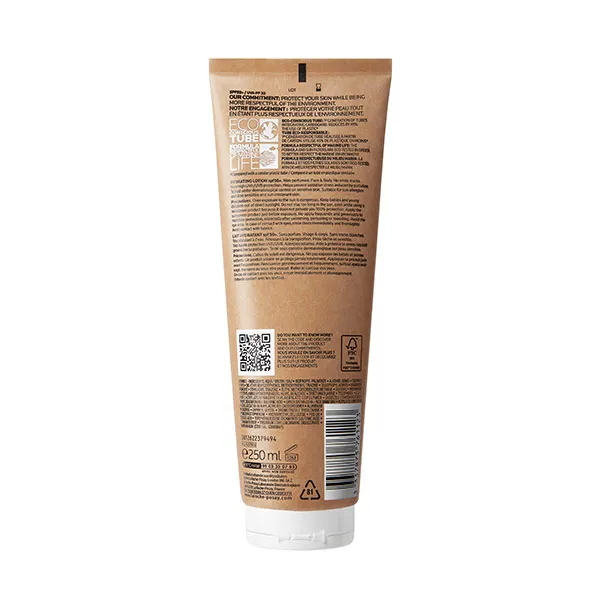 Увлажняющее солнцезащитное молочко Anthelios Hydrating Lotion Eco Tube Spf50+ La Roche Posay, 250 ml — фото 2