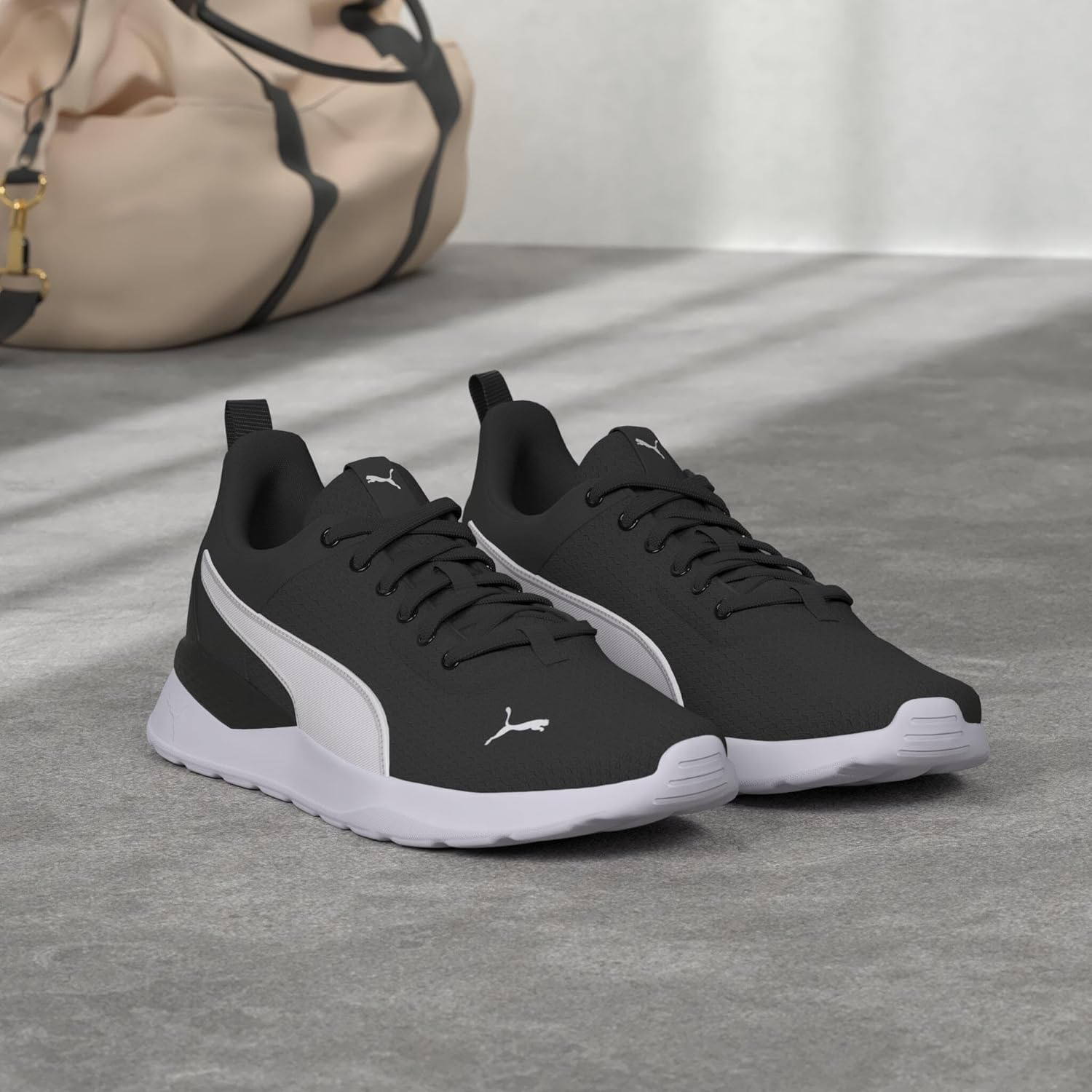 Кроссовки PUMA для мужчин St Runner 2, черный/белый/черный — фото 3