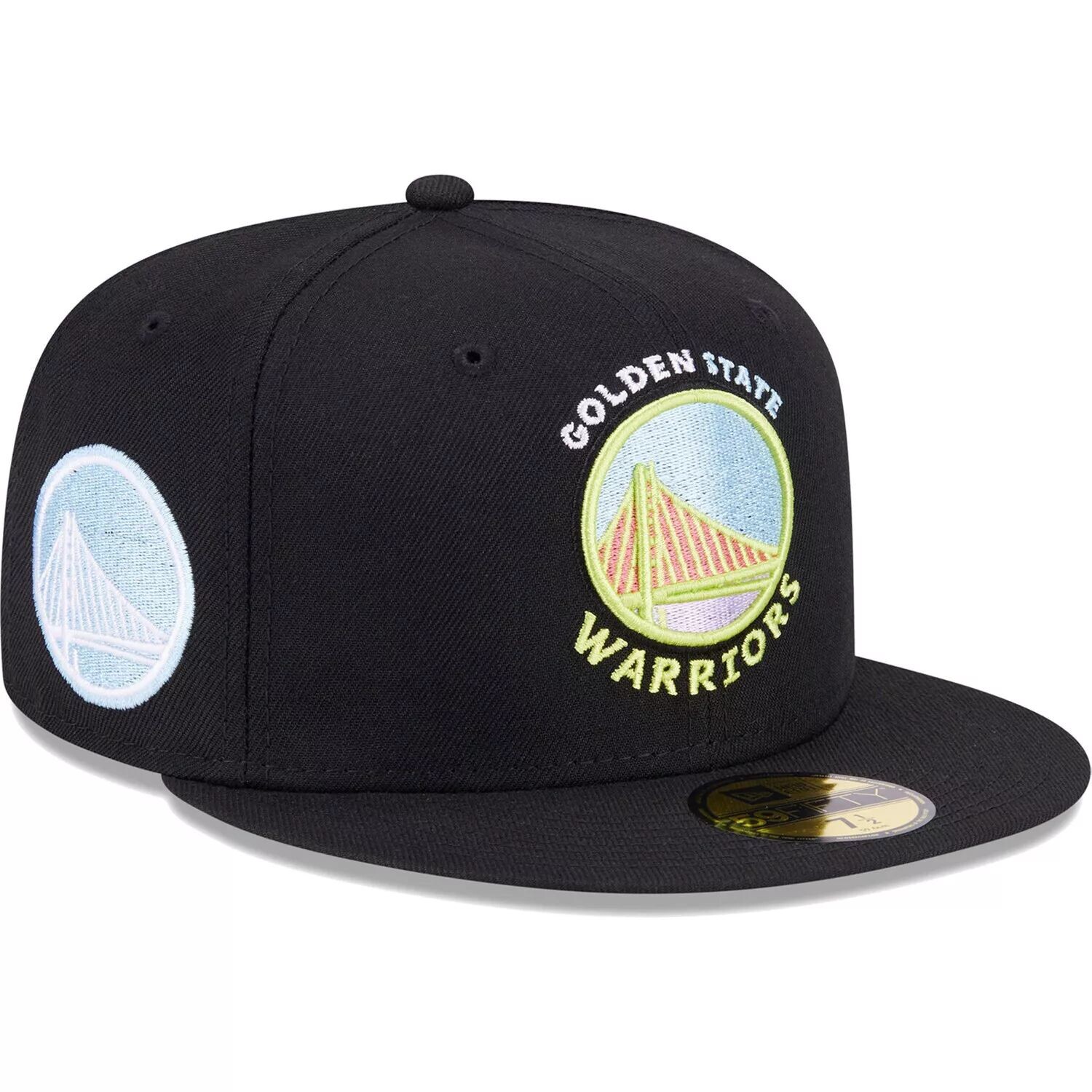 

Мужская облегающая шляпа New Era Black Golden State Warriors Color Pack 59FIFTY