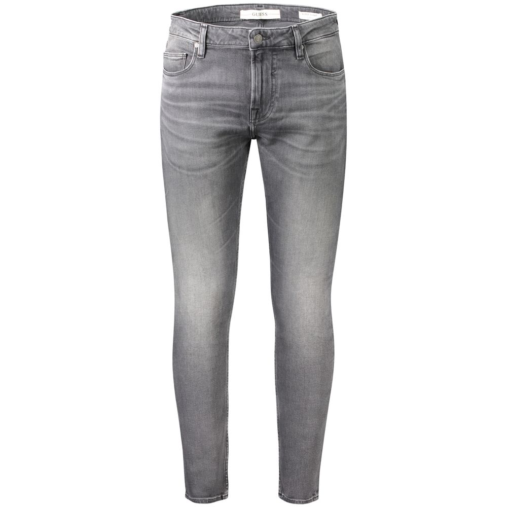 

Серые хлопковые джинсы Guess Shoes, серый