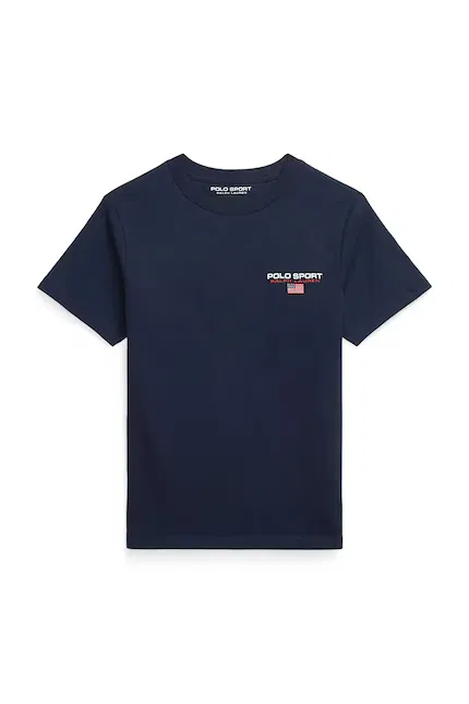 Футболка детская хлопковая Polo Ralph Lauren, синий