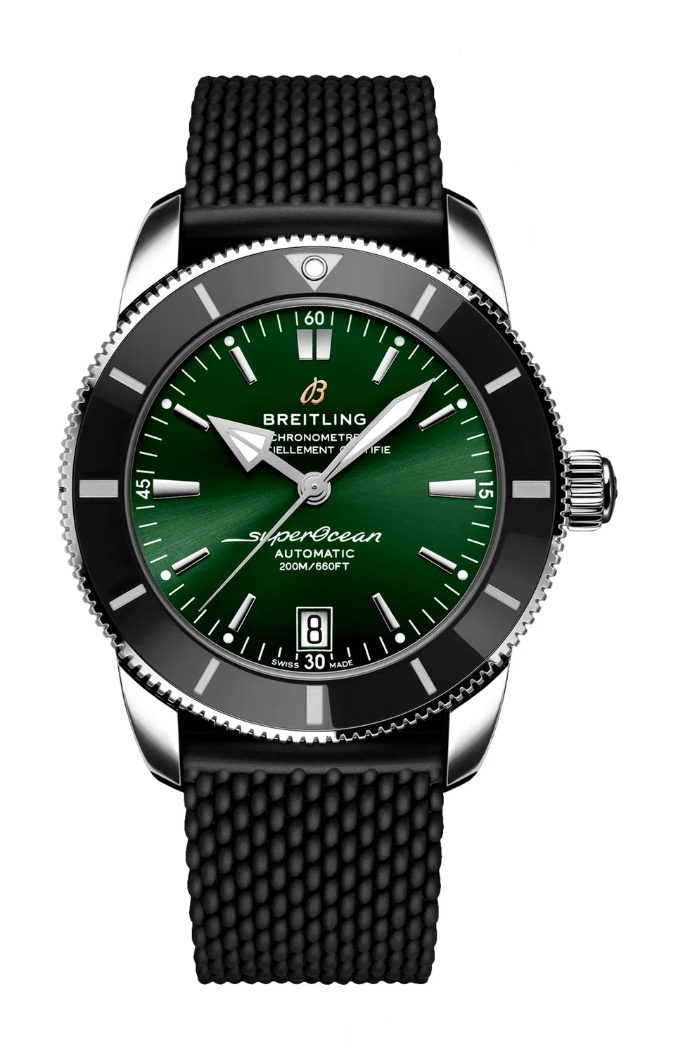 СУПЕРОУШЕН ХЕРИТИДЖ B20 АВТОМАТИК 42 - AB2010121L1S1 BREITLING, черный