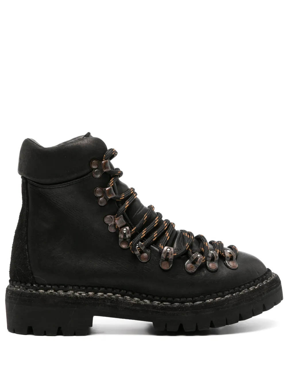 

Ботинки на шнуровке Guidi, черный