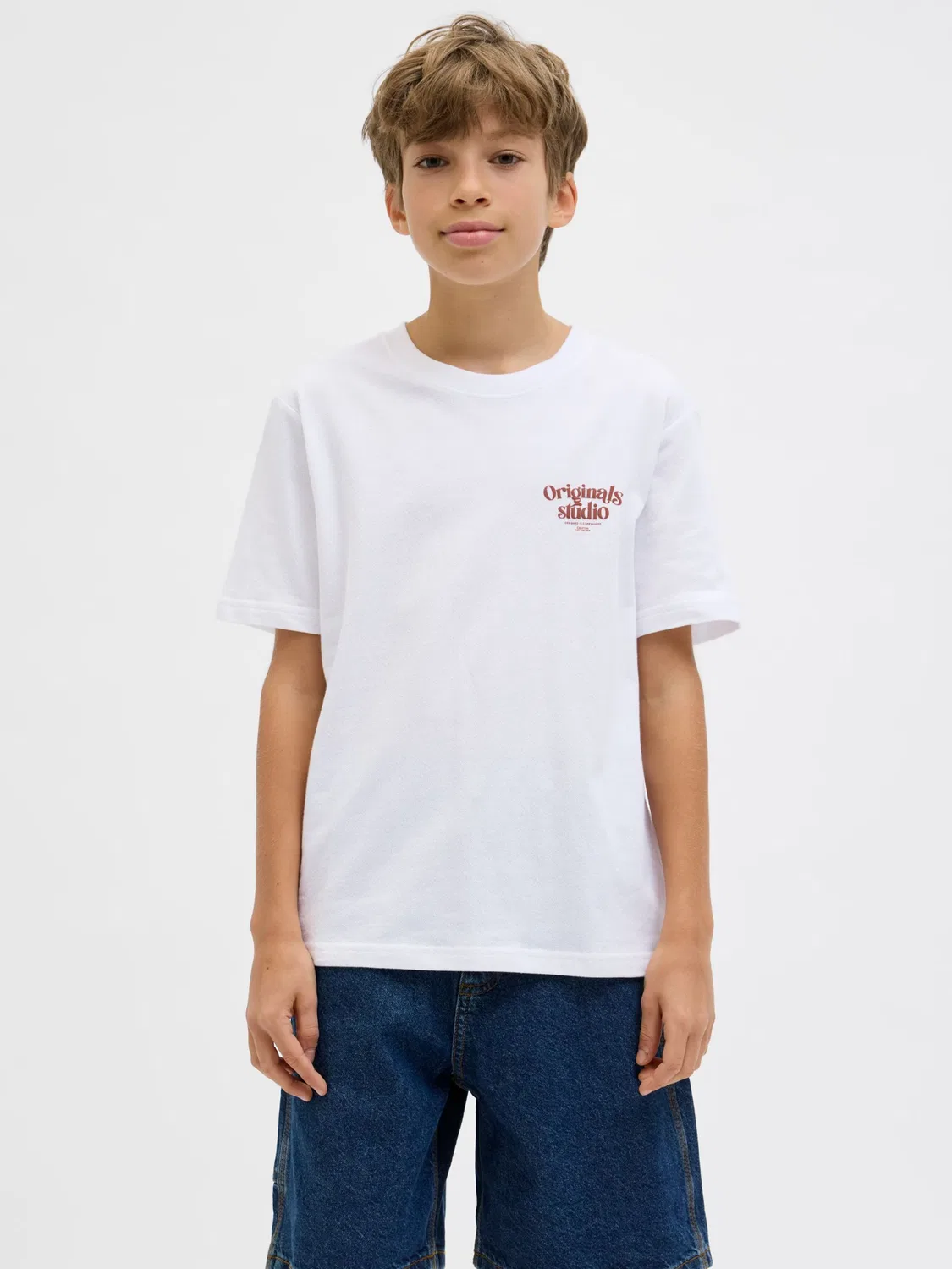 Футболка Jack & Jones Junior, White — фото 3