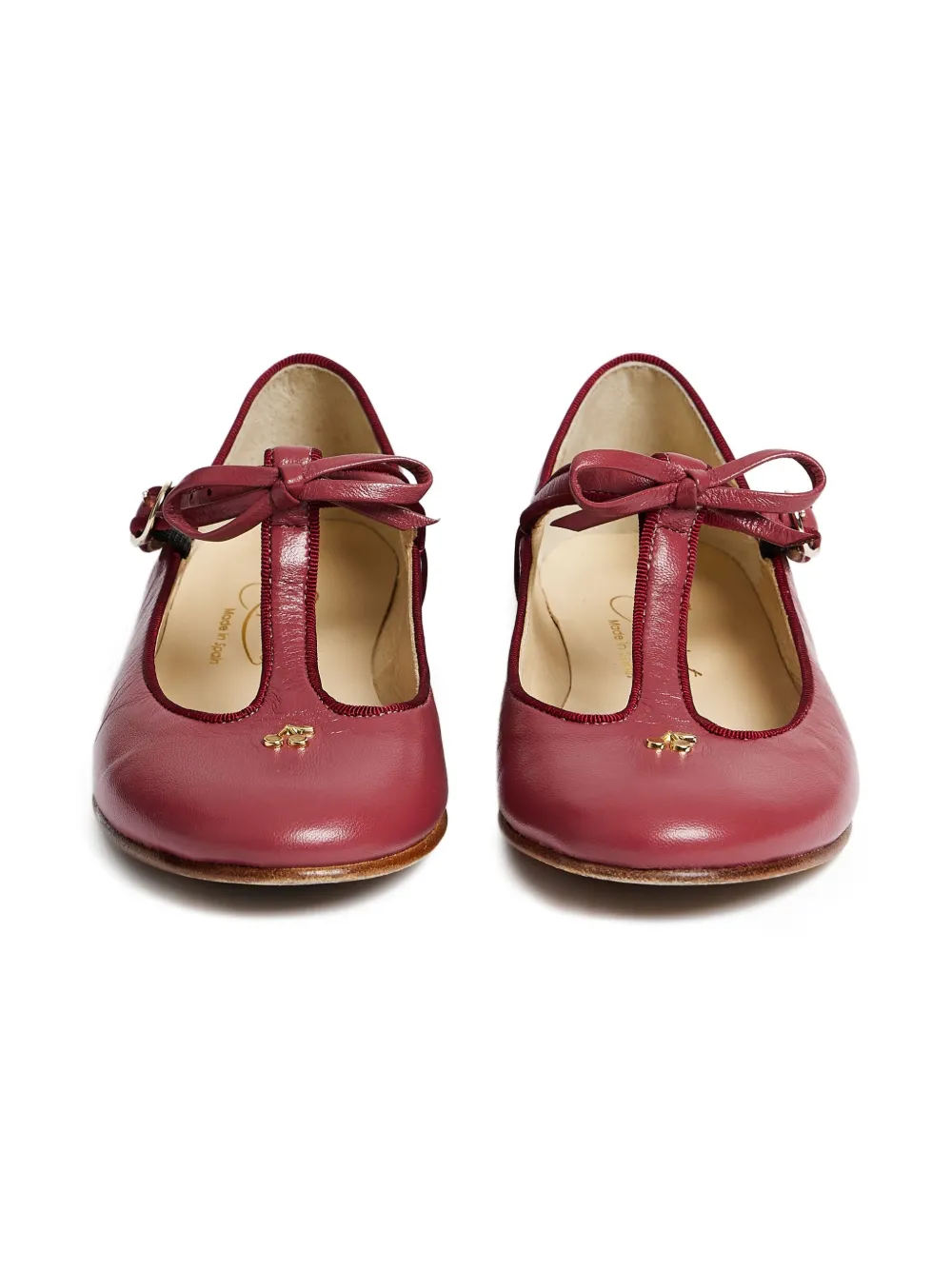 

Балетки с бантом Bonpoint, красный