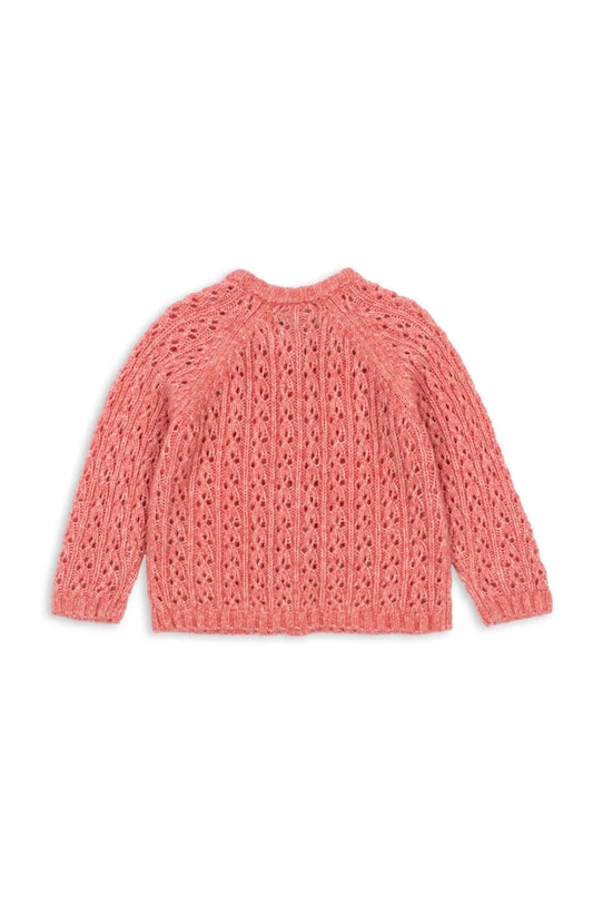 Детский шерстяной кардиган ISA CARDIGAN Konges Sløjd, оранжевый — фото 3