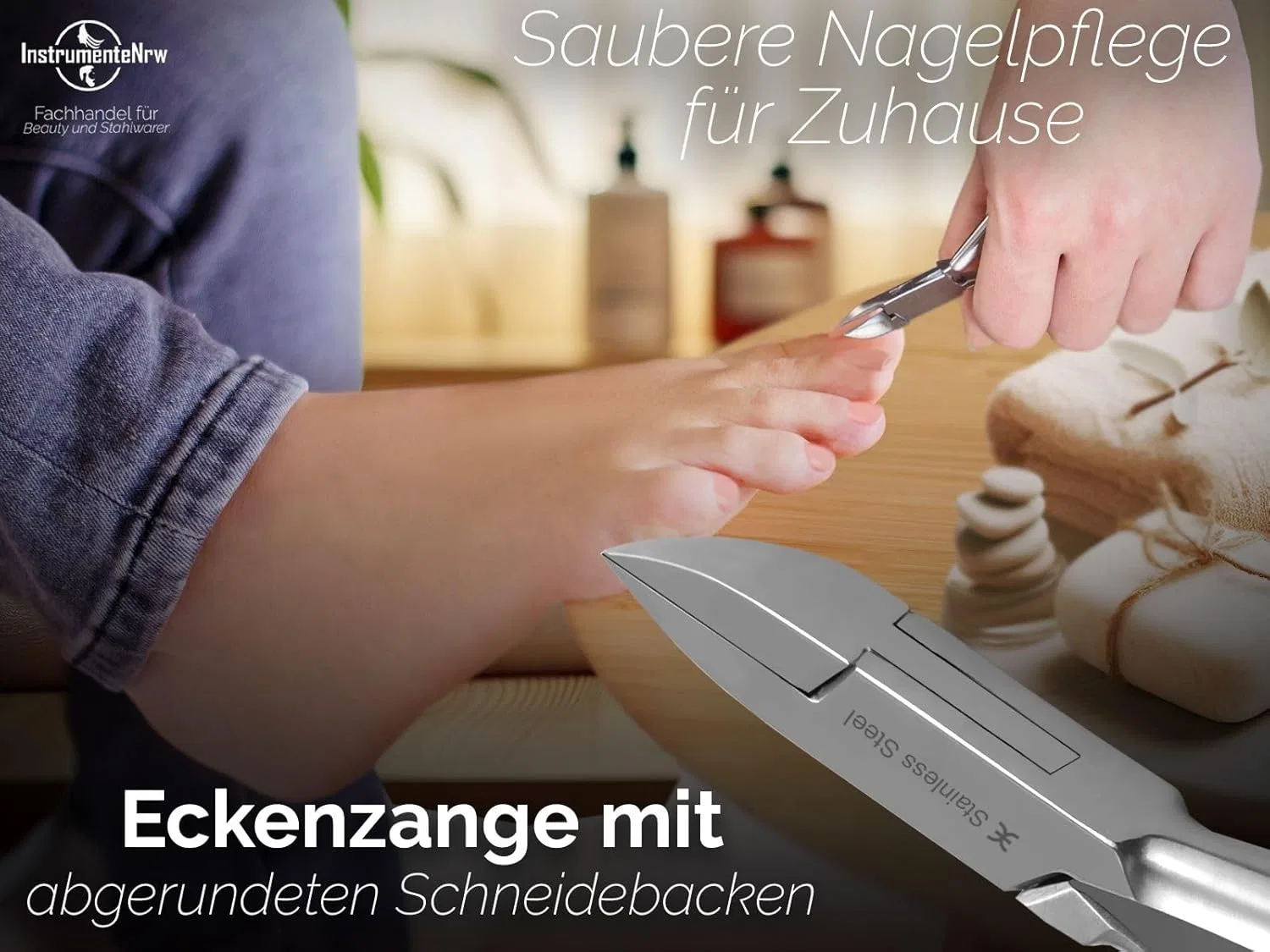 Мощные кусачки для ногтей 12 см от Excellent Solingen Instrumentenrw — фото 2