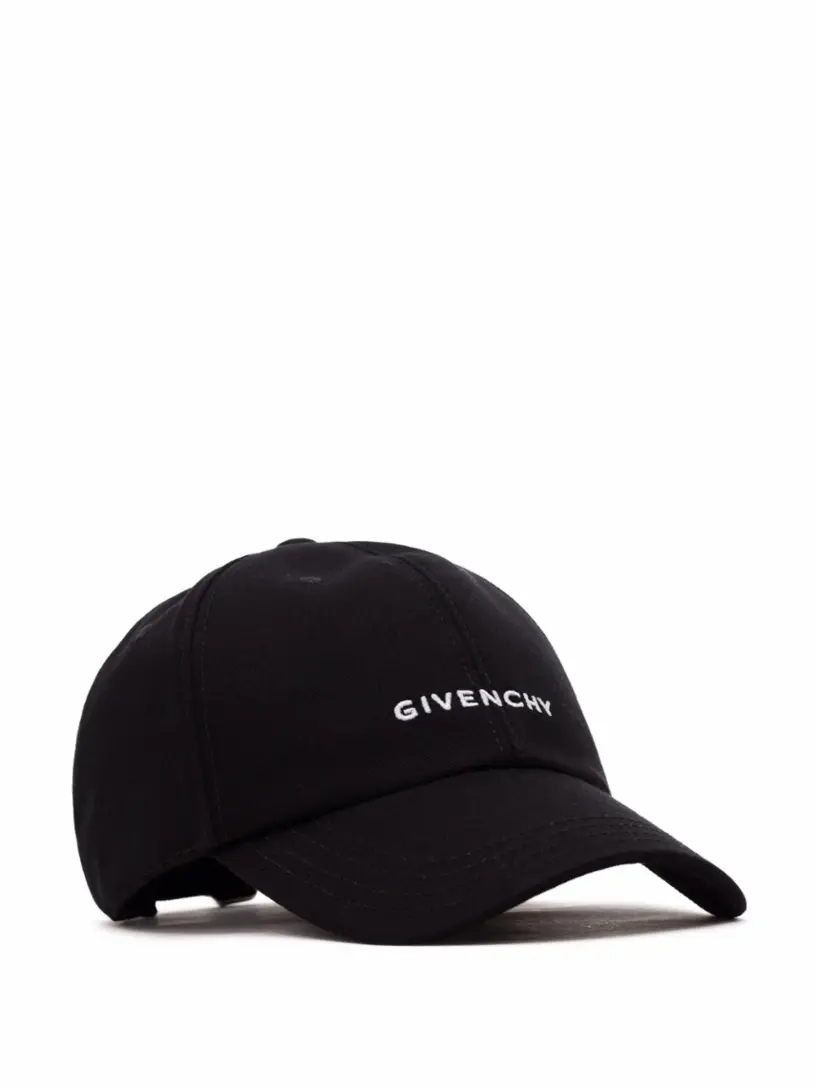 

Хлопковая кепка с логотипом Givenchy, черный