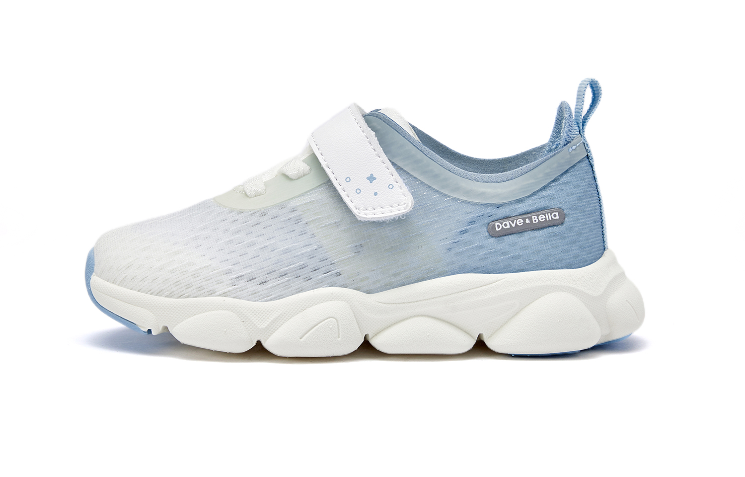 

Противоскользящие и износостойкие, легкие, амортизирующие, низкие детские кроссовки для повседневной носки для детей от 3 до 7 лет DAVE&BELLA, синий