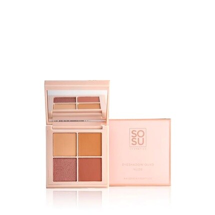 

Палитра теней Nude (Eyeshadow Quad) 4,8 г Sosu Cosmetics
