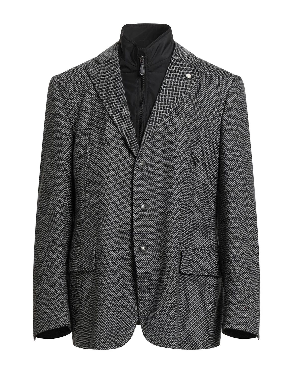 

Блейзер Luigi Bianchi Mantova, угольно-серый