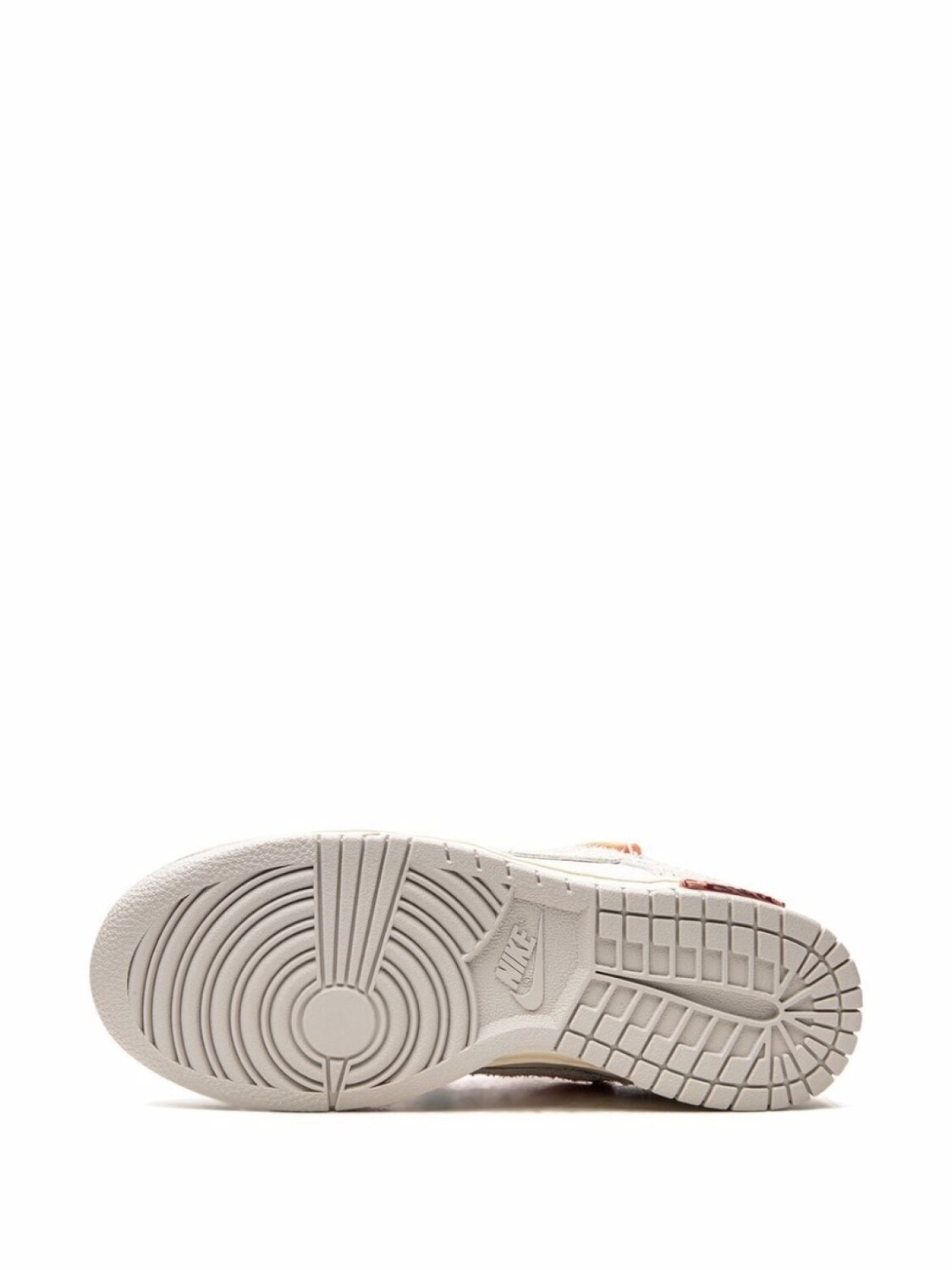 Кроссовки Dunk Low из коллаборации с Off-White Nike X Off-White, серый — фото 4