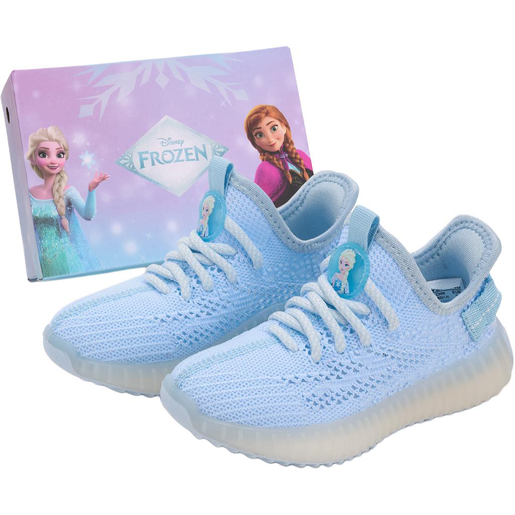 Кроссовки серии Frozen Series с противоскользящей подошвой, амортизирующие, износостойкие, дышащие, с низким верхом, для повседневной носки, для детей Disney, синий — фото 2