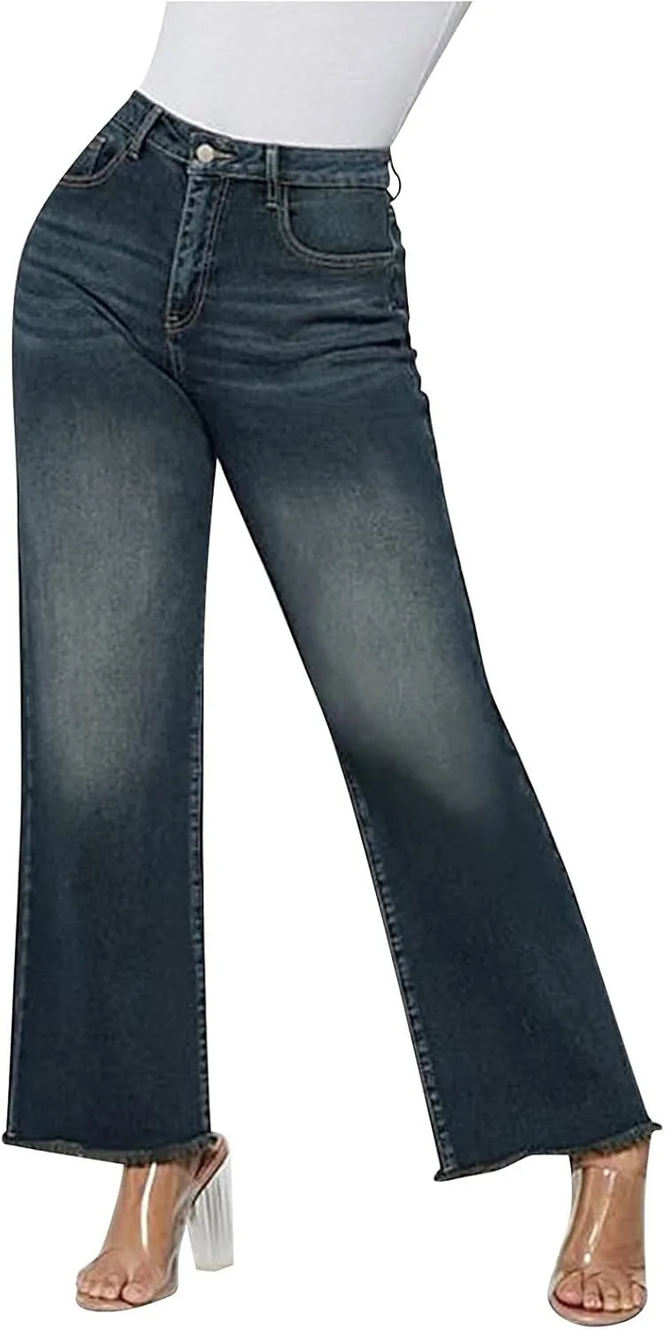 Женские джинсы High Waist Baggy Wide Leg с карманом на молнии — фото 2