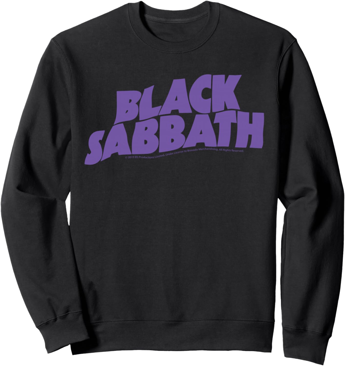 

Официальная толстовка с логотипом Black Sabbath, черная, Черный, Официальная толстовка с логотипом Black Sabbath, черная