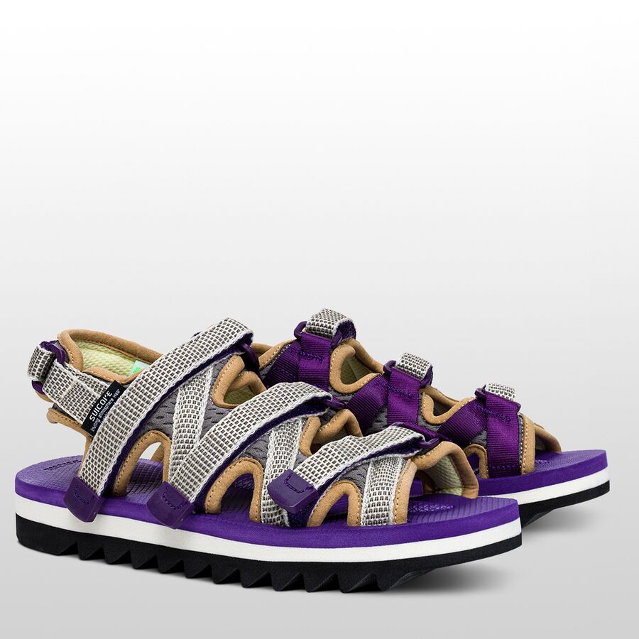 Сандалии Suicoke ZIP-AB Suicoke, Brown/Purple — фото 3