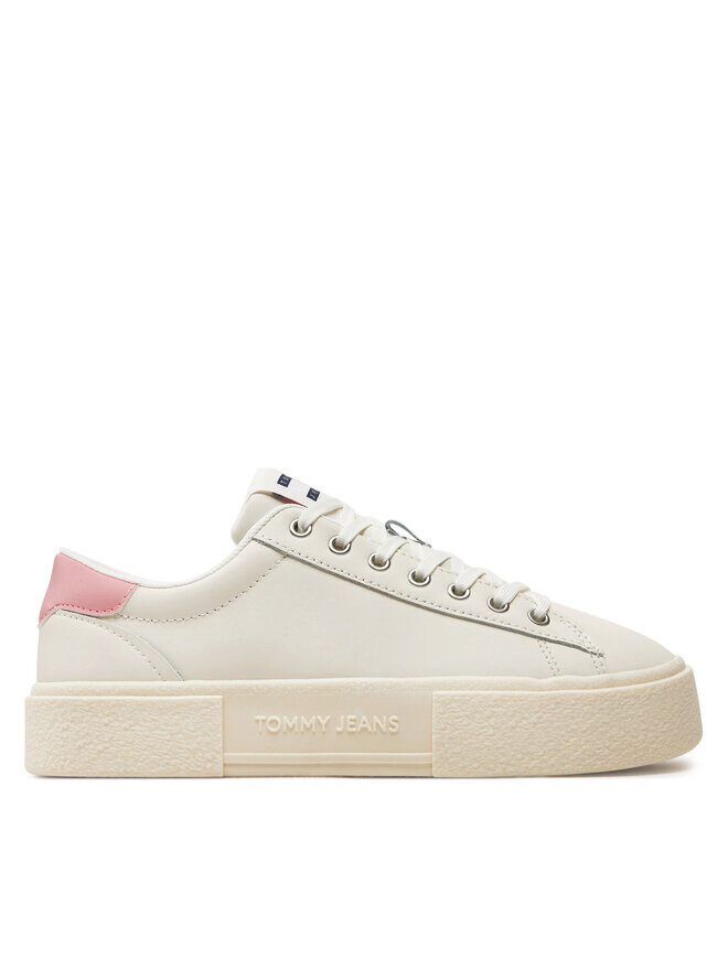 

Кроссовки Tommy Jeans Tjw Foxing Flatform Sneaker, экрю