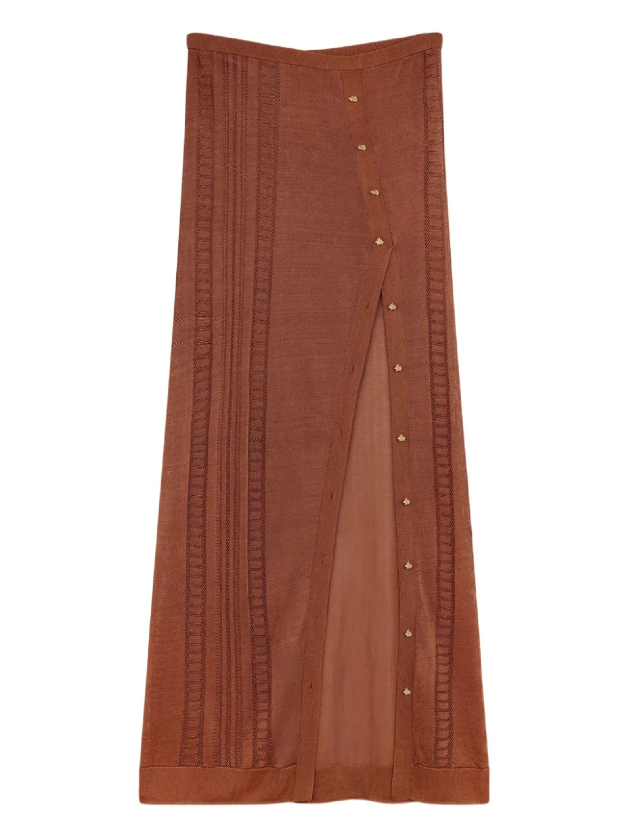 

Трикотажная юбка макси Guayabera Donde Esteban, коричневый