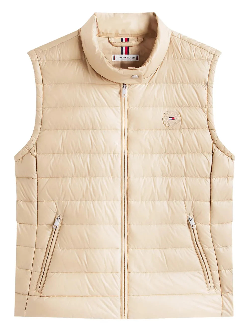 

Стеганый жилет Tommy Hilfiger, бежевый