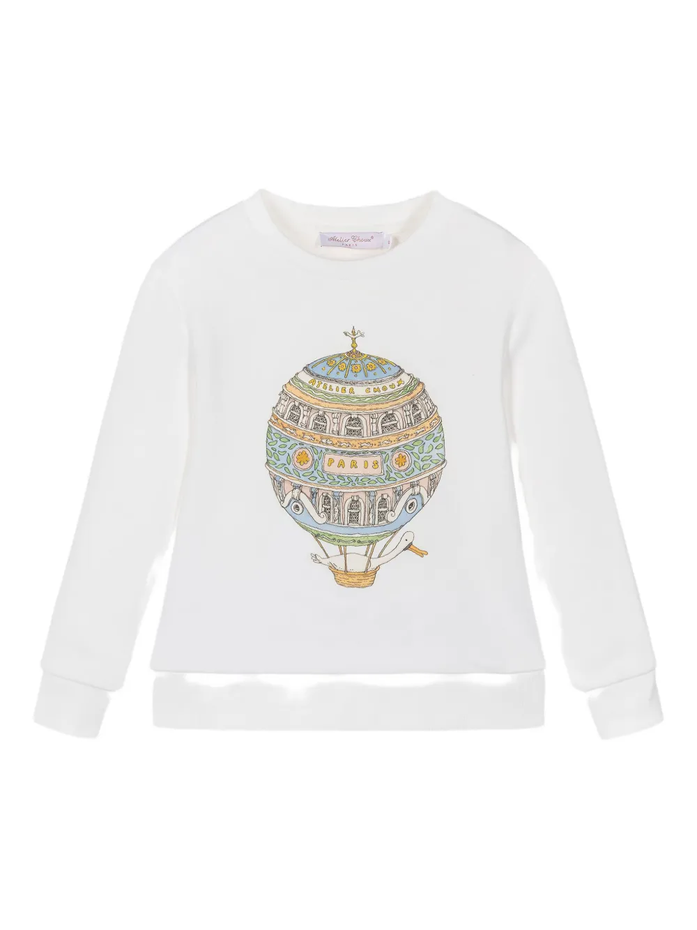 

Свитшот с графическим дизайном Atelier Choux, белый