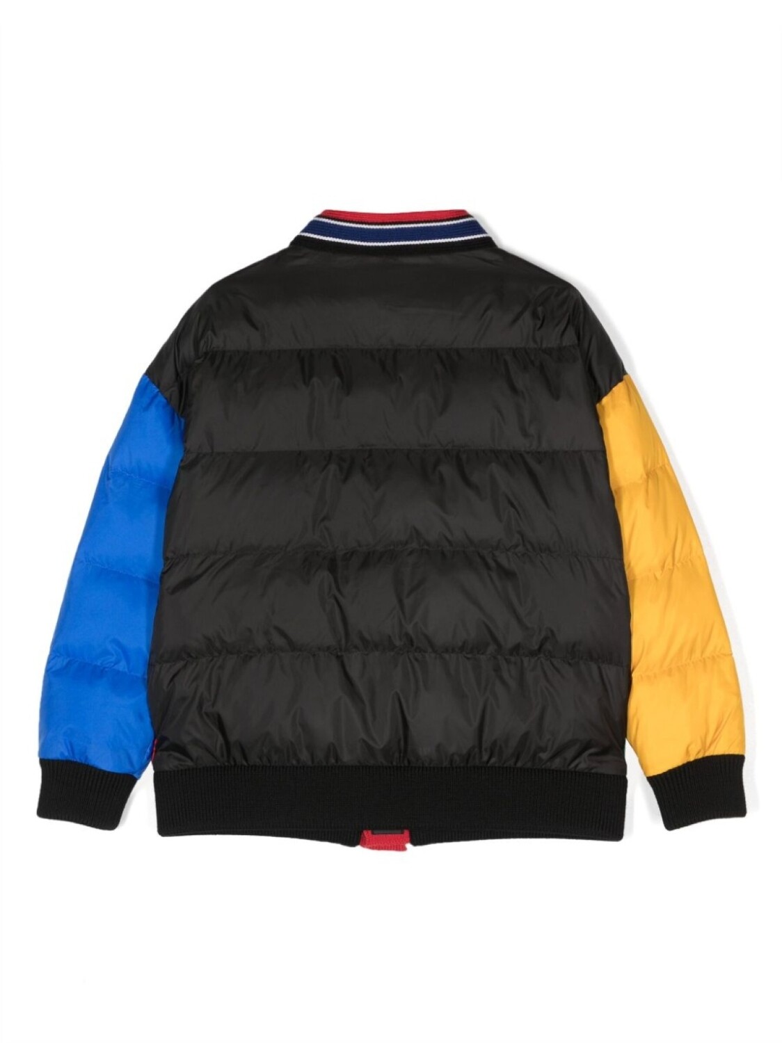 Пуховик в стиле колор-блок Dsquared2 Kids, красный — фото 2