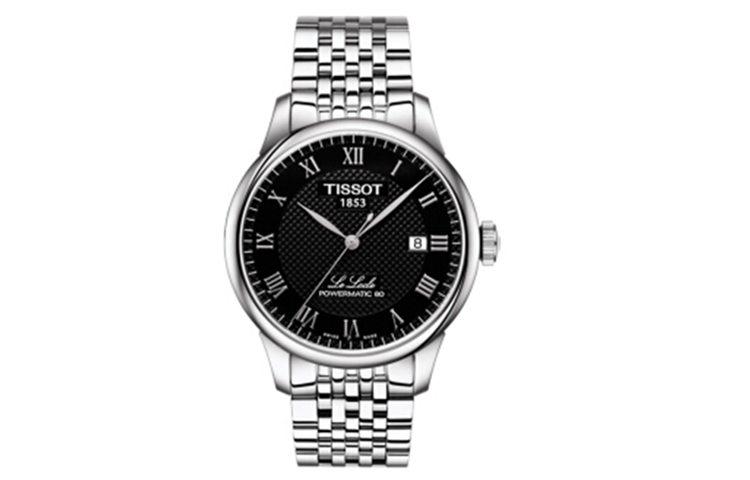 

TISSOT Часы Le Locle Collection с автоматическим механизмом, мужские, 39,3 мм, черный циферблат, корпус из нержавеющей стали